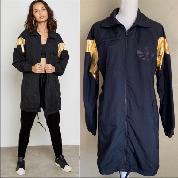 Track Jacket Black Adidas Originals Womens Archive Long